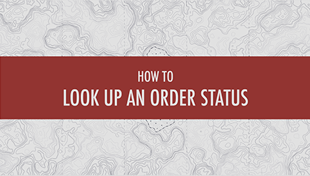 How to look up an order status