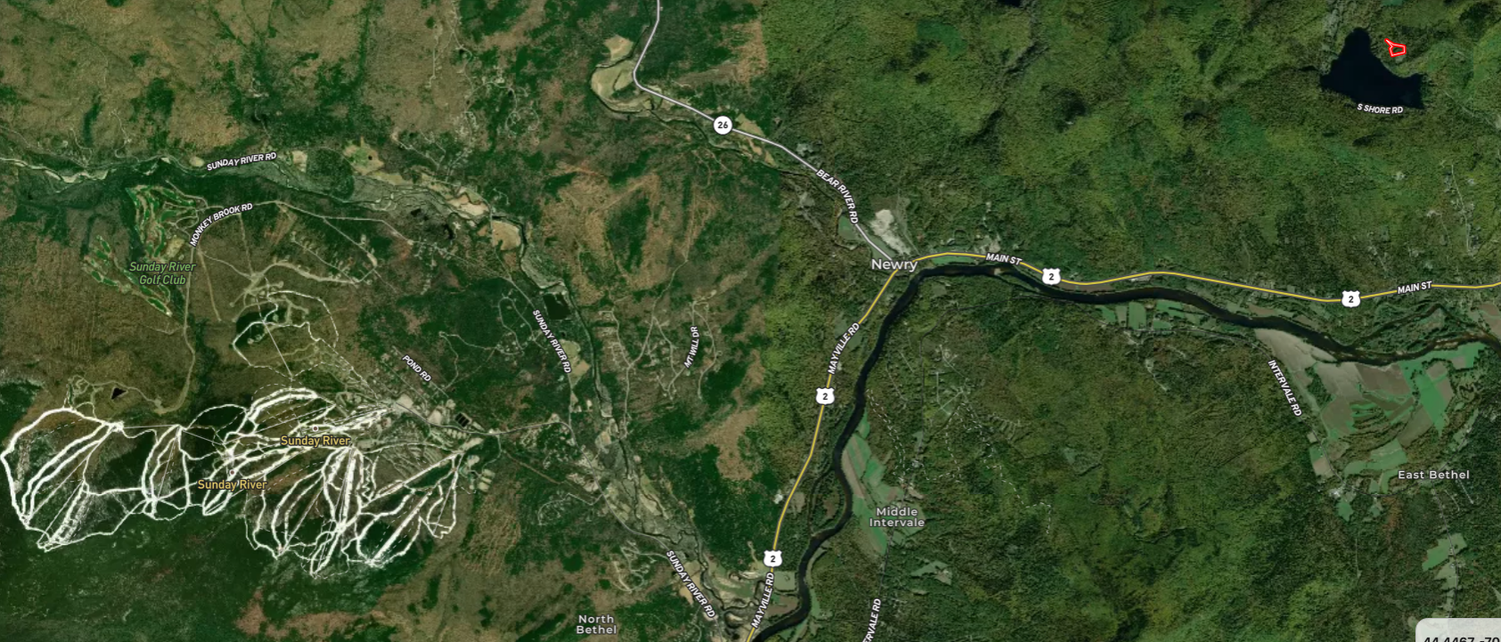 91 Location map