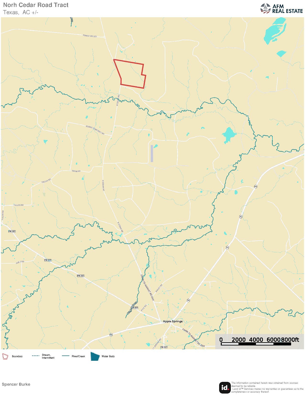 161 North Cedar Road Tract Location Map thumbnail