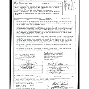 260 easement deed thumbnail