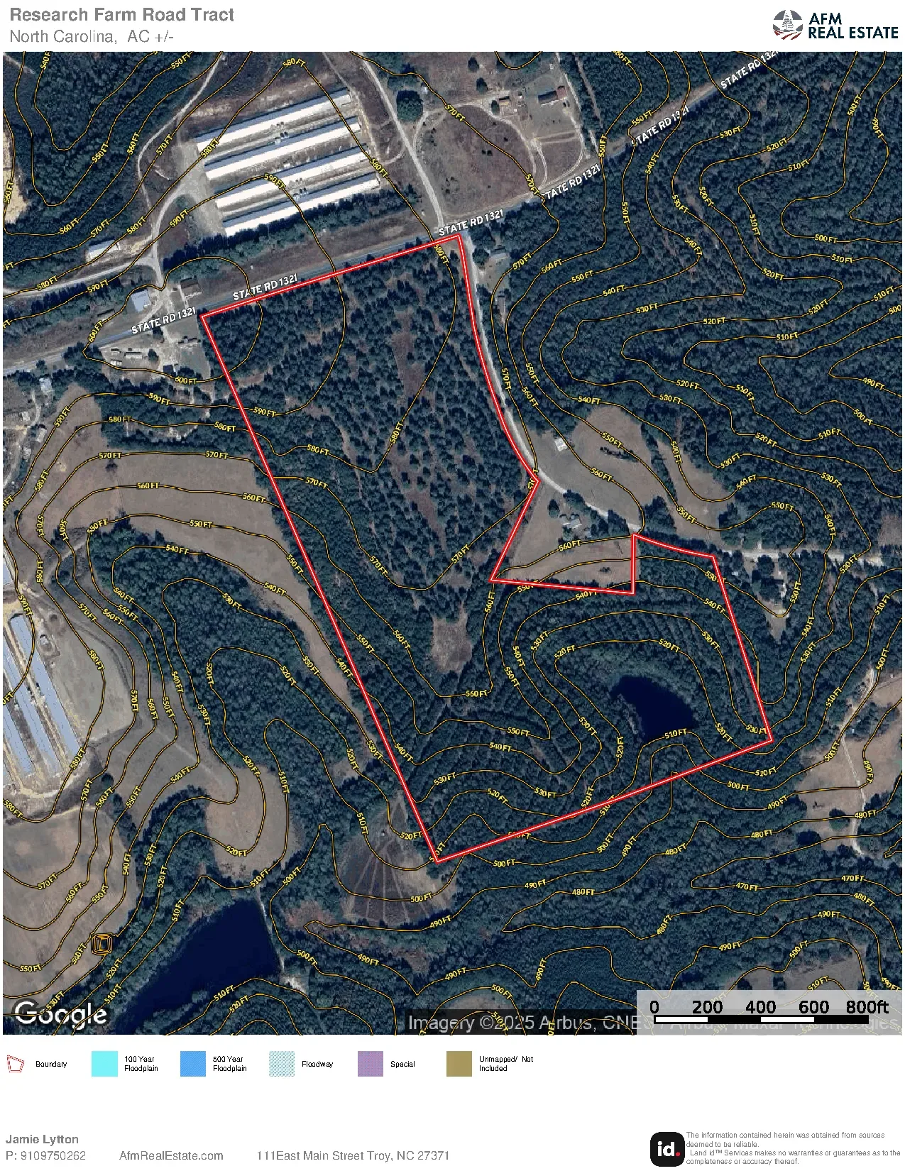 261 RESEARCH FARM ROAD TRACT TOPO MAP thumbnail