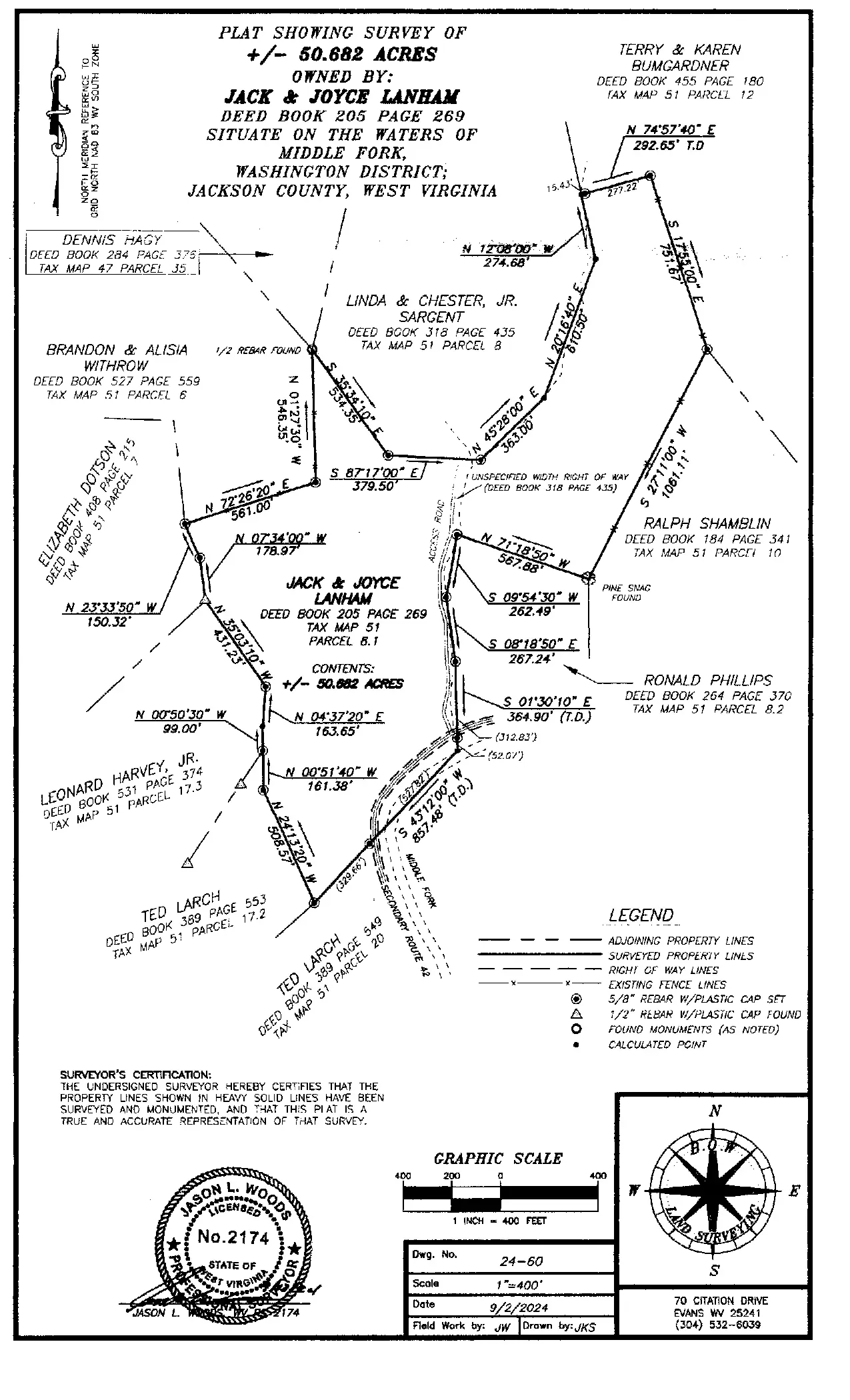 327 Lanham Property Survey Plat thumbnail