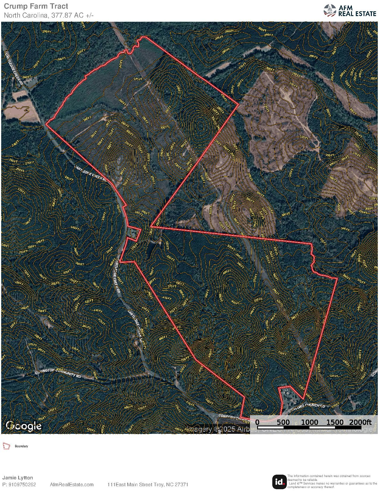 335 CRUMP FARM TRACT TOPO MAP thumbnail