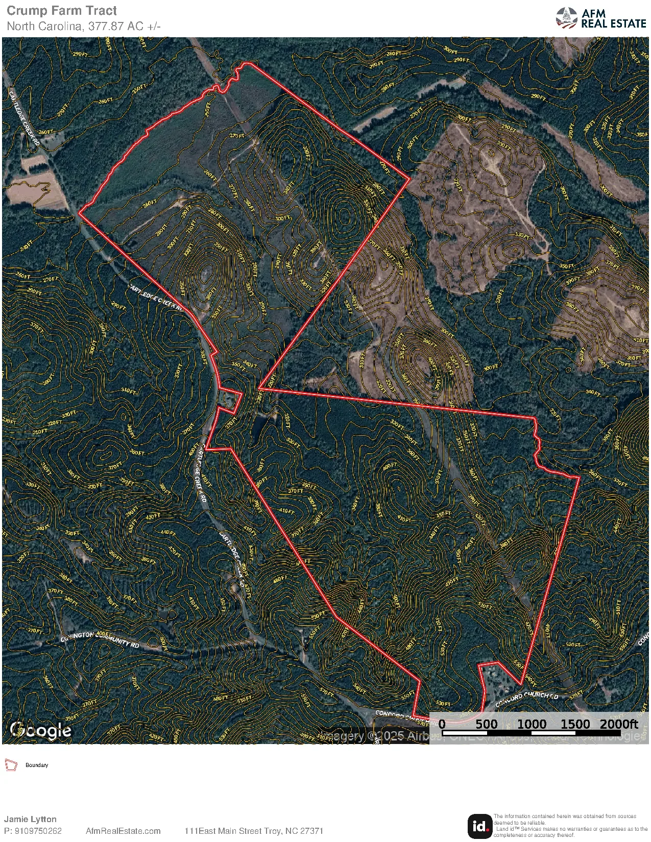 335 CRUMP FARM TRACT TOPO MAP thumbnail