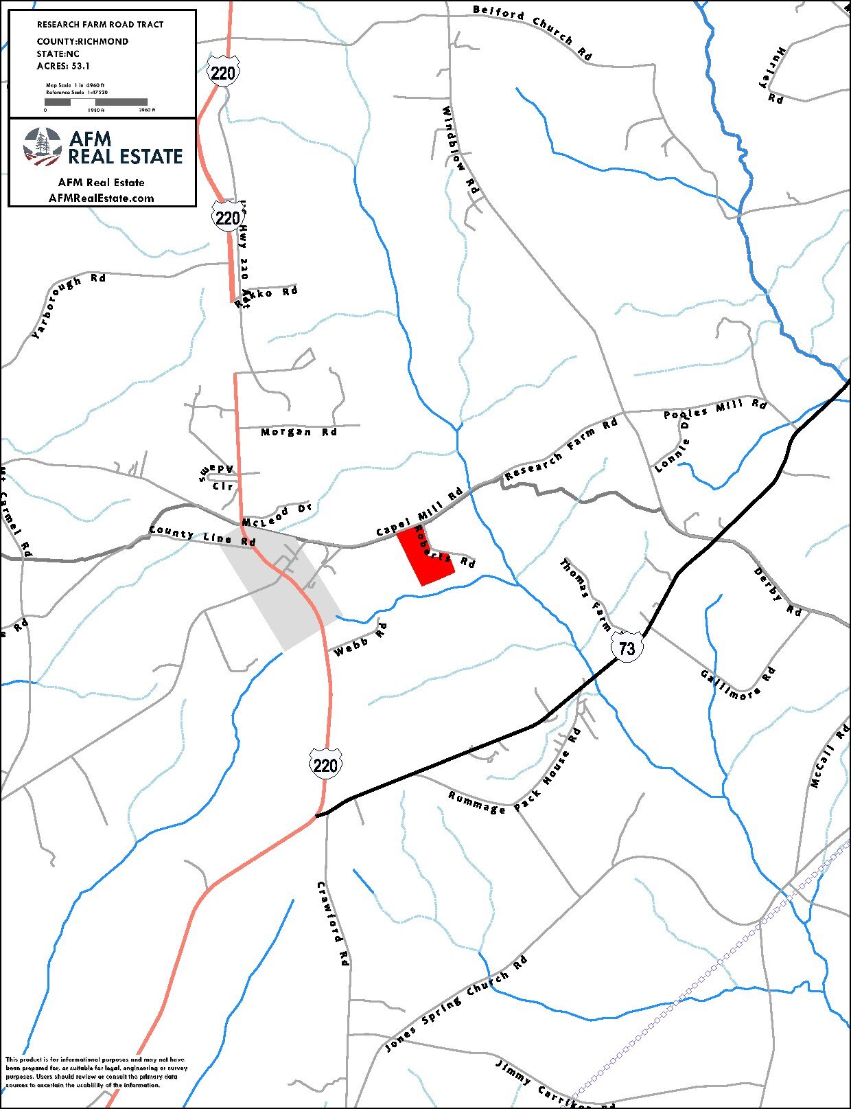 341 RESEARCH FARM ROAD TRACT LAYOUT LP LOCATOR thumbnail