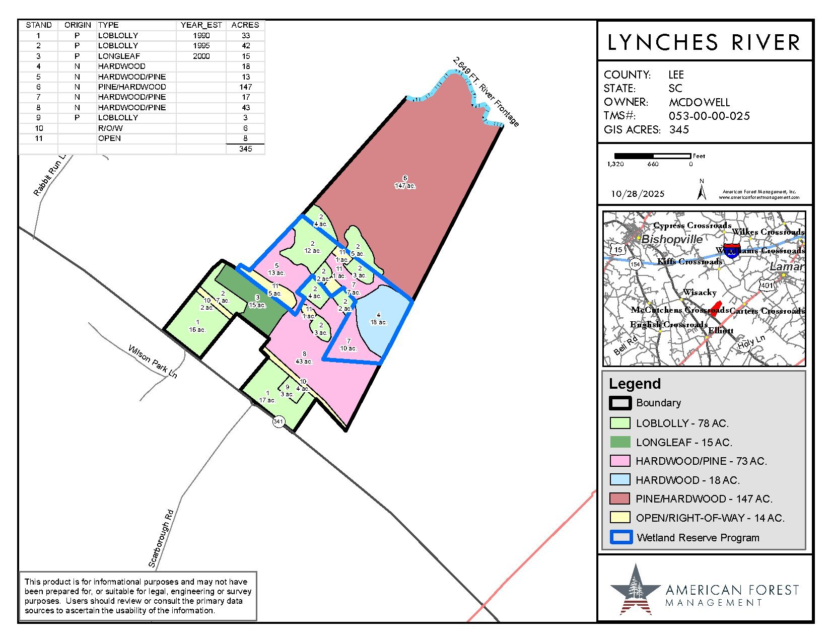 425 Mc Dowell Lynches River Timber Type thumbnail