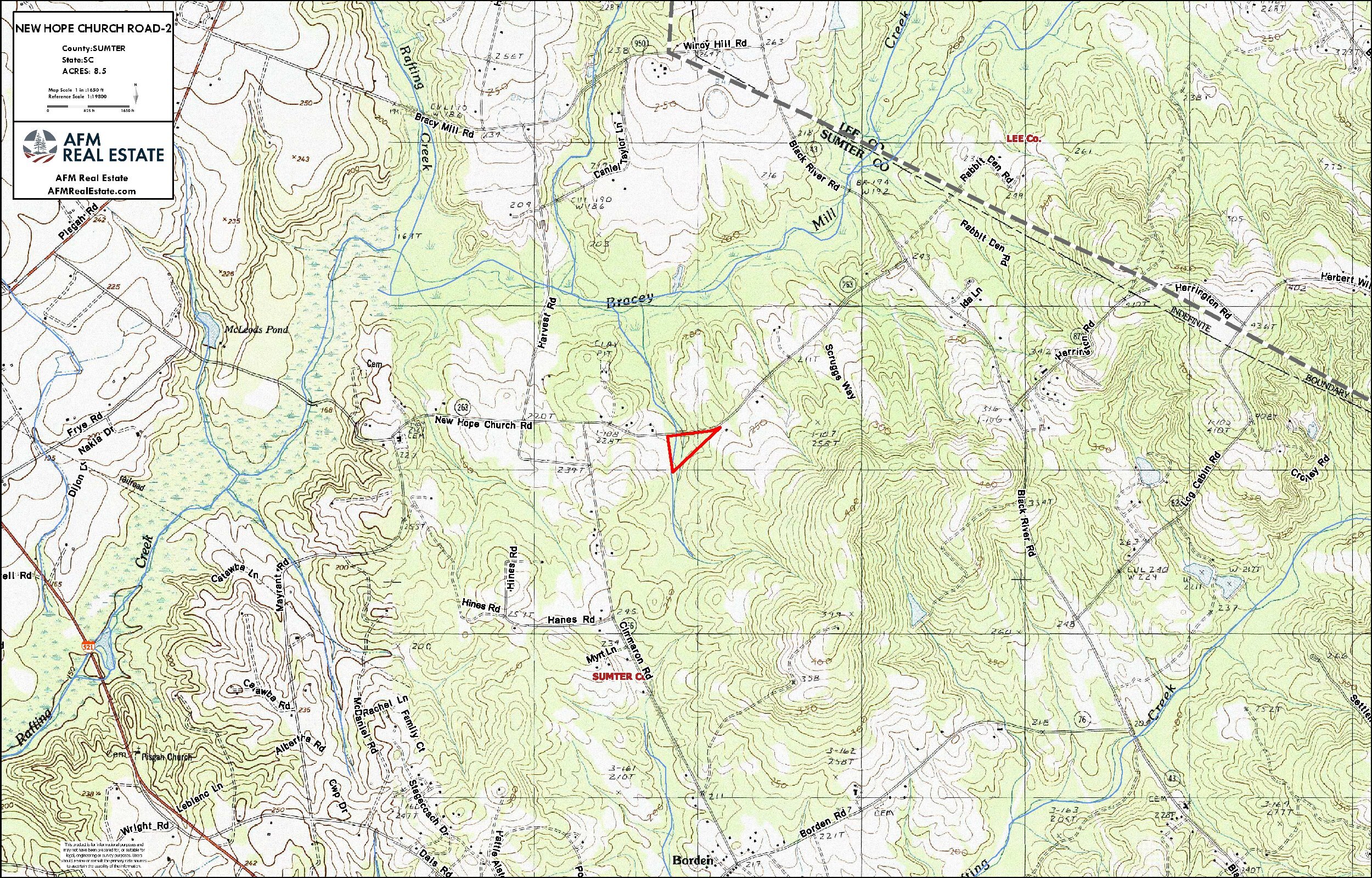 492 NEW HOPE CHURCH ROAD 2 LAYOUT TL TOPO thumbnail