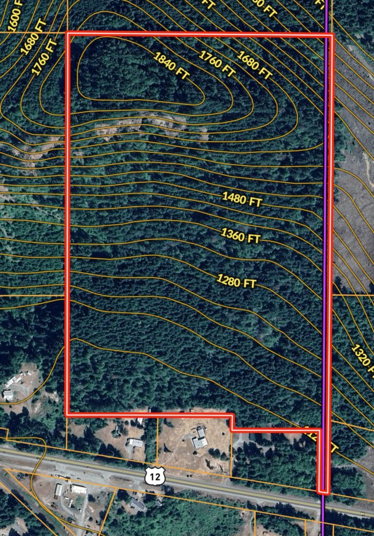 50 Kiona Contour Map thumbnail