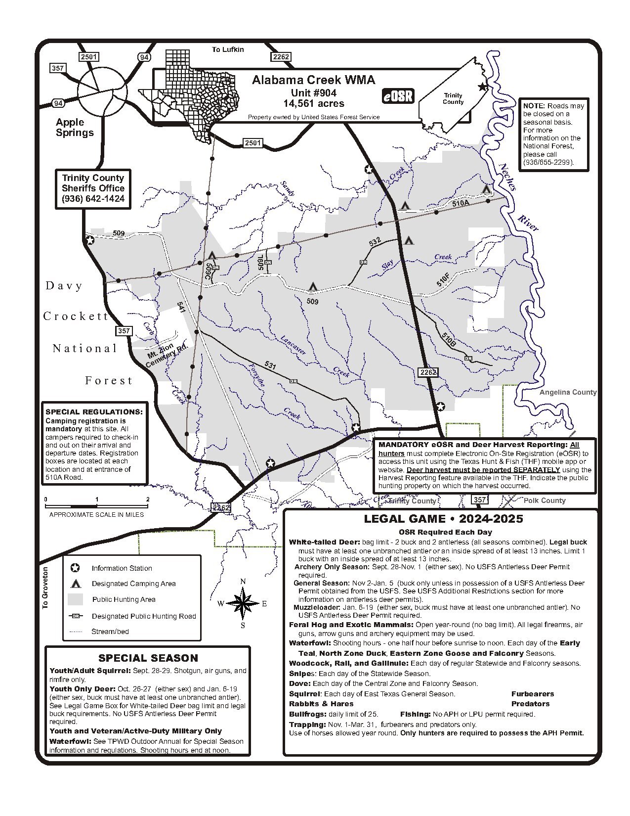 527 Alamaba Creek WMA Map thumbnail