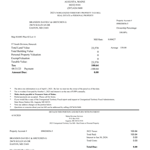 601 Tax bill T7 Lot 11 thumbnail