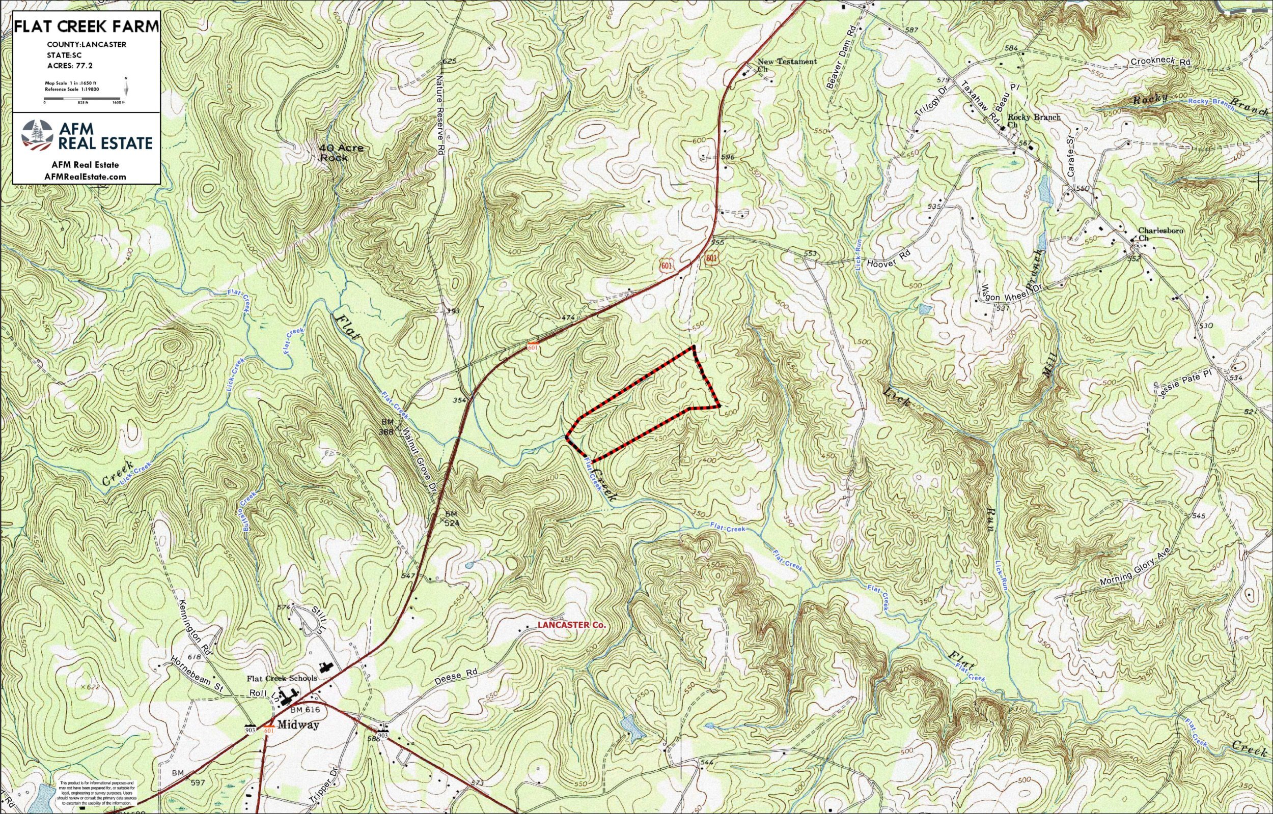 673 FLAT CREEK FARM LAYOUT TL TOPO geoenabled thumbnail