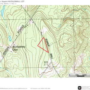 680 Topo map 7 7 acres Sopers Mill Road thumbnail