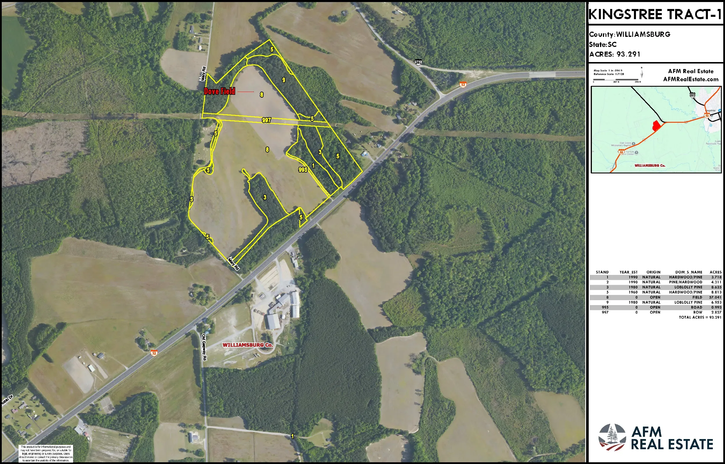 693 KINGSTREE TRACT 1 LAYOUT TL NAIP2025 IMAGE thumbnail