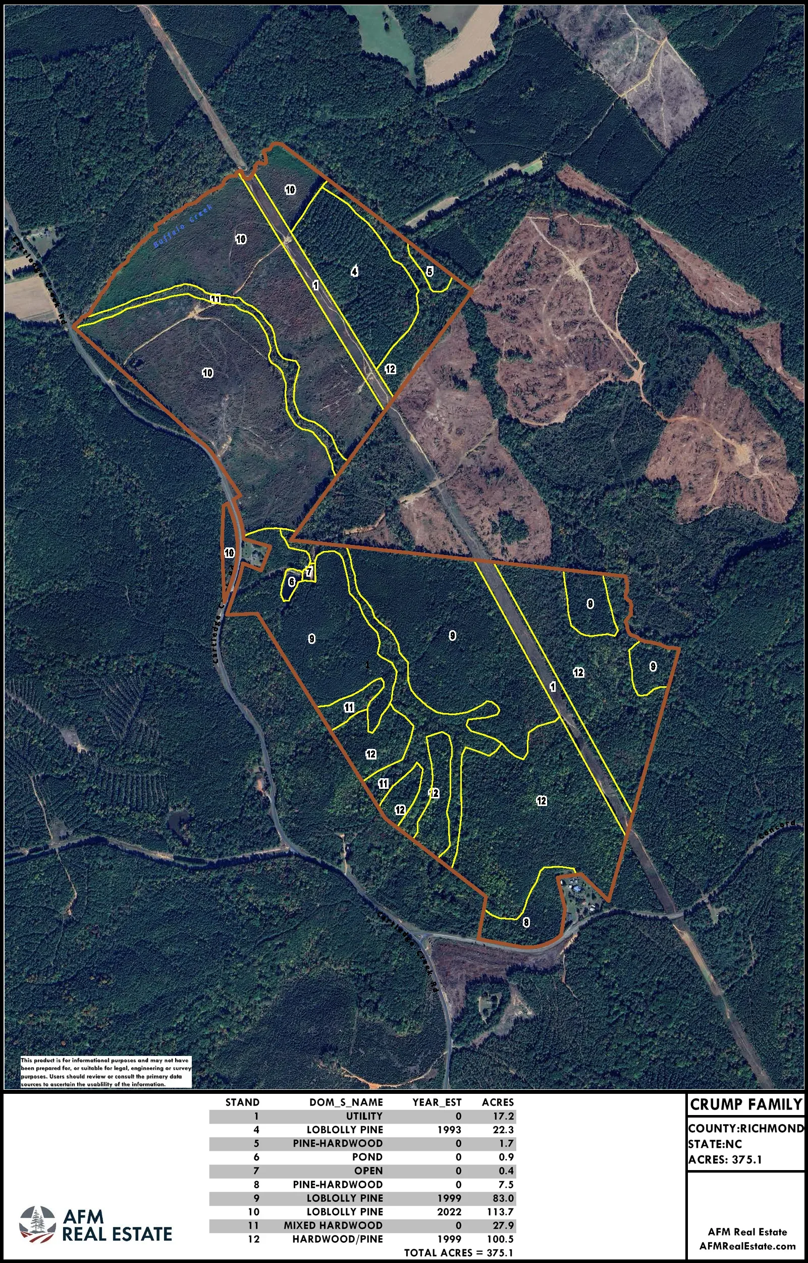 695 CRUMP FAMILY LAYOUT TP STAND MAP thumbnail
