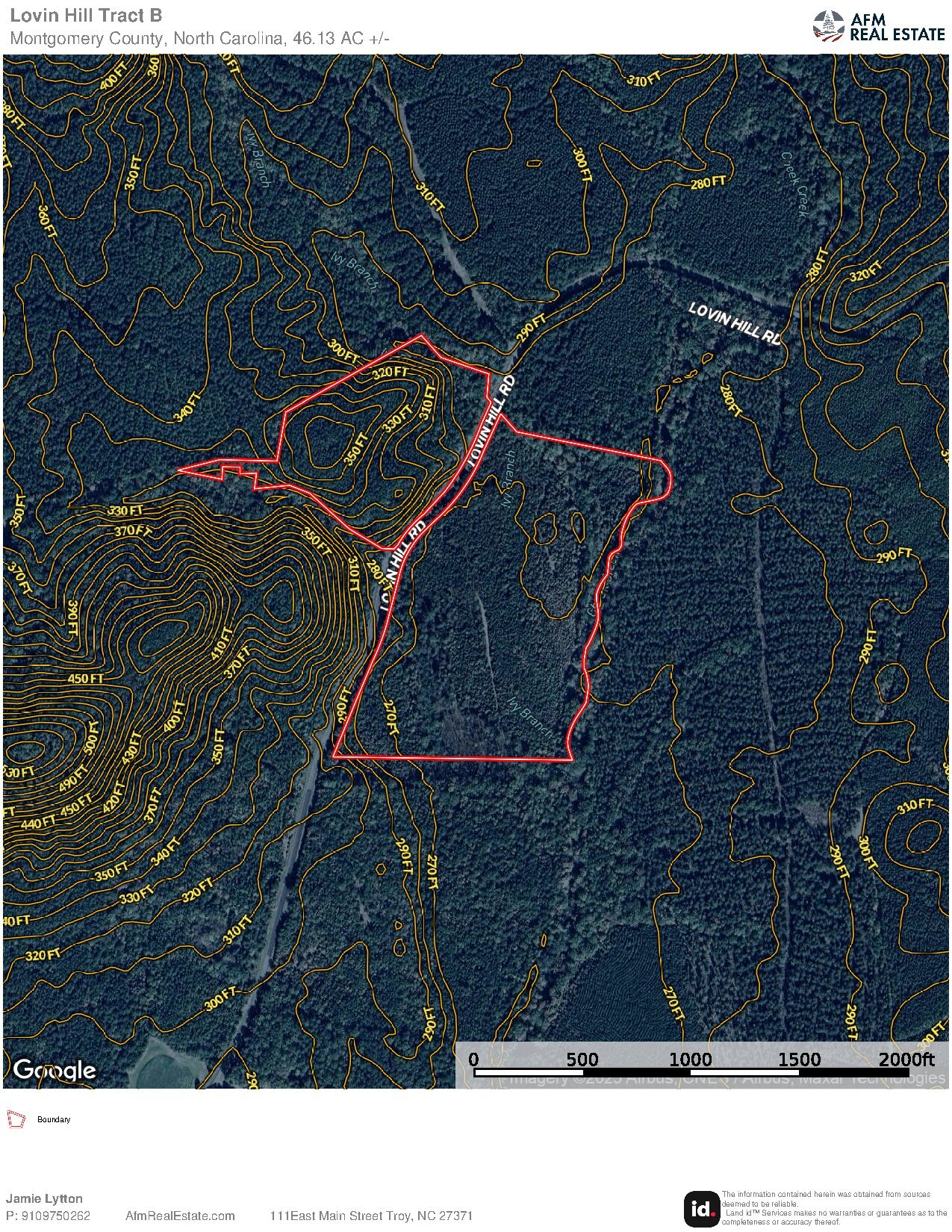 705 Lueptow Lovin Hill Tract B Topo Map thumbnail