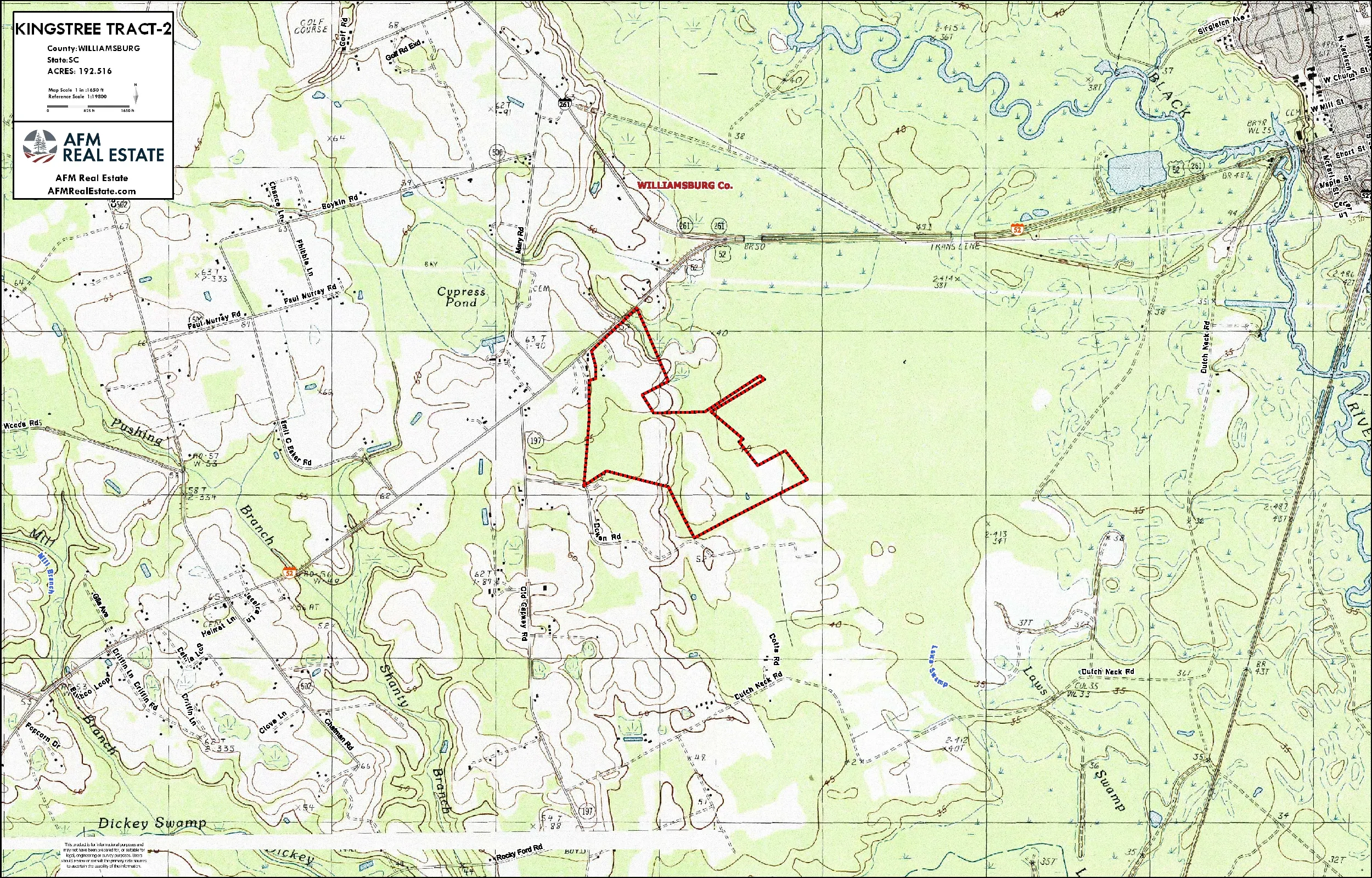 72 KINGSTREE TRACT 2 LAYOUT TL TOPO thumbnail