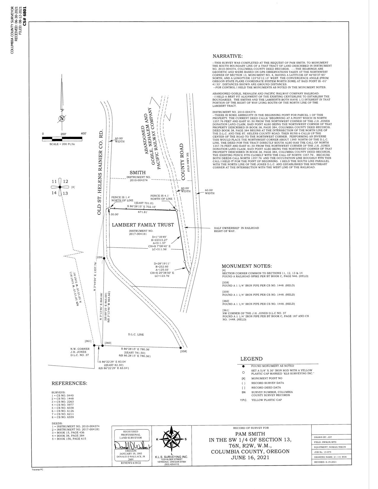 832 Survey Map Pam Smith thumbnail