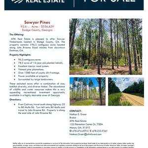 877 Sawyer Pines Brochure thumbnail