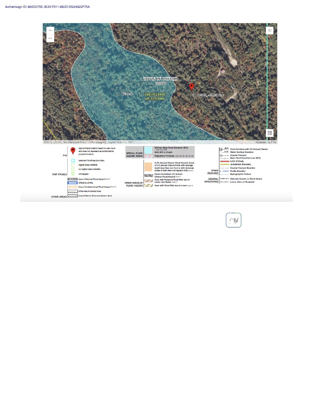 915 Oxford FEMA Flood map thumbnail