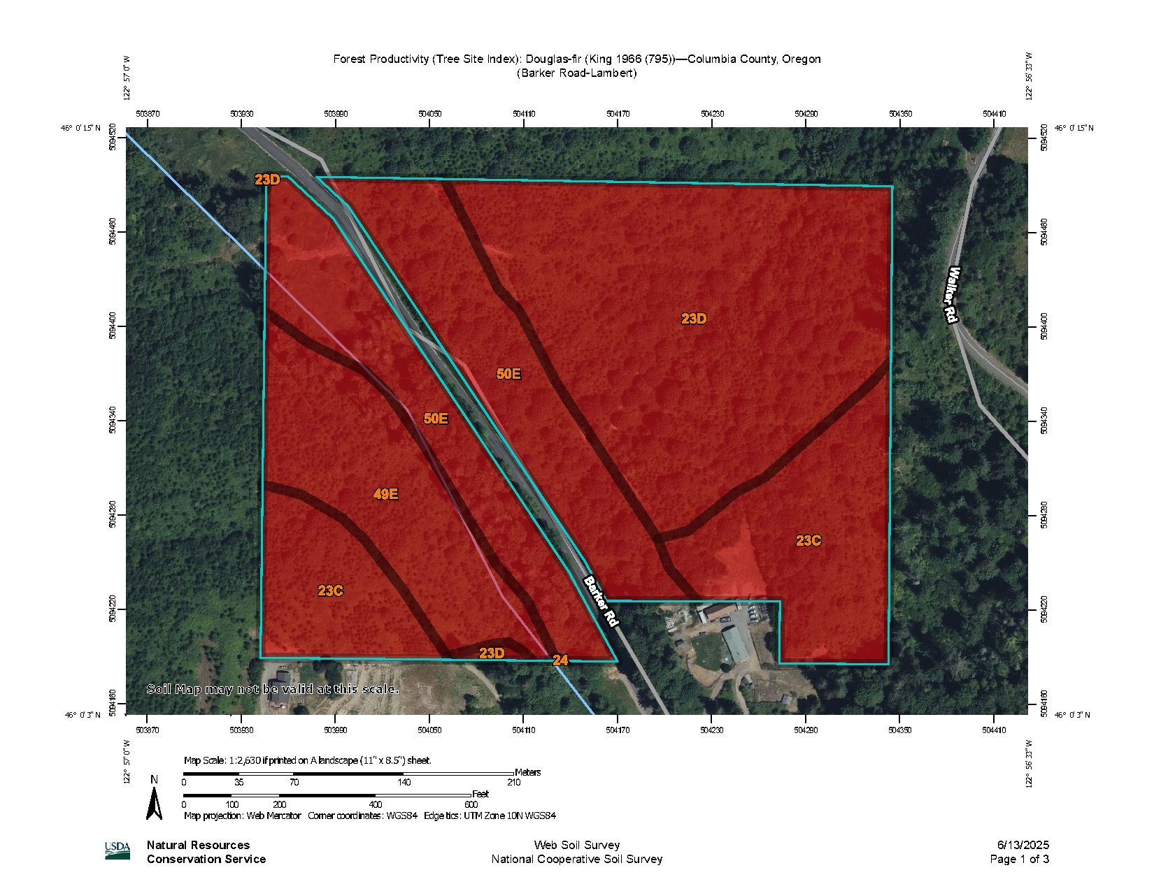 973 Soil Data NRCS Lambert Barker Rd thumbnail