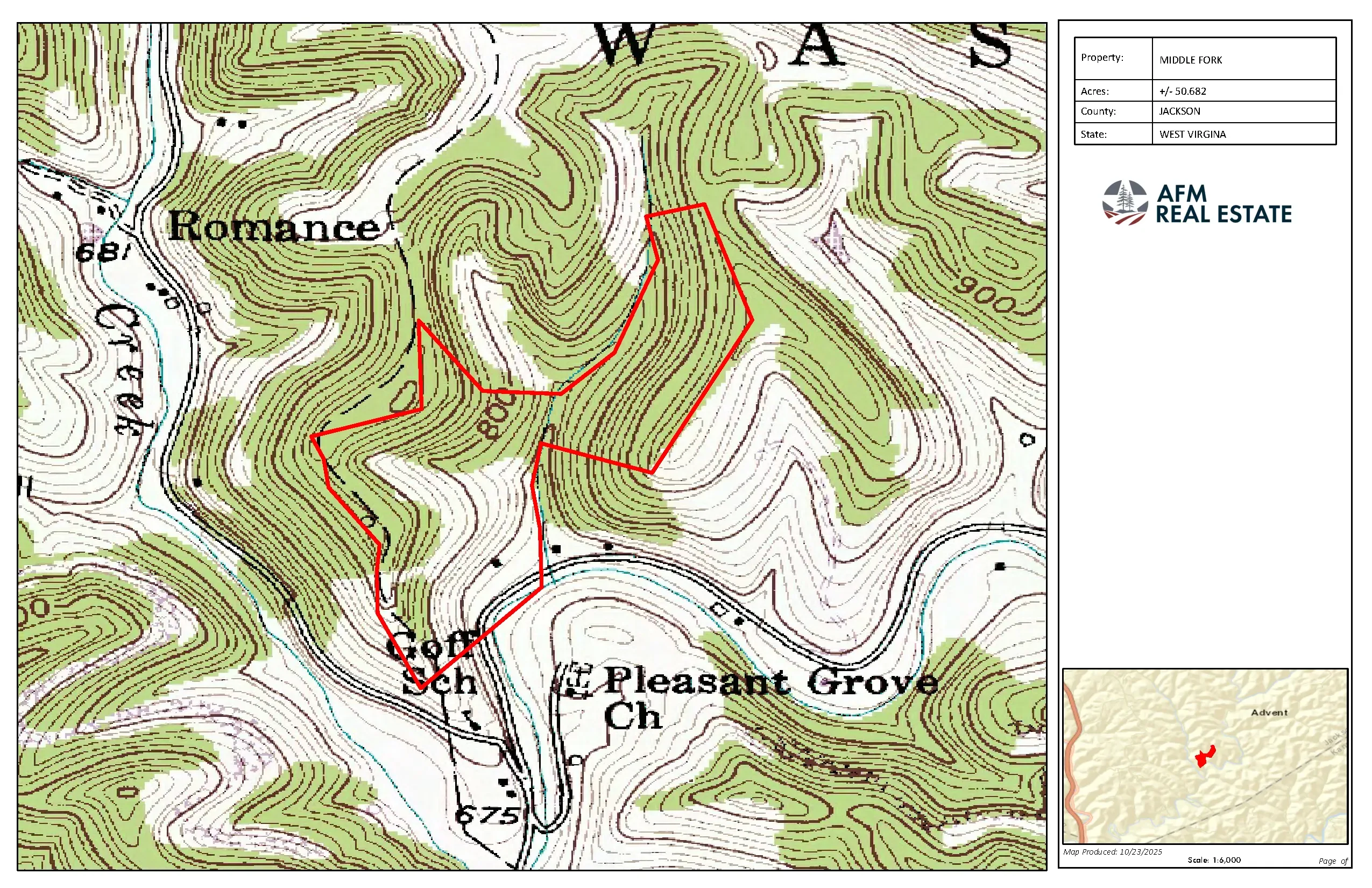 99 MIDDLE FORK PROPERTY TOPO MAP thumbnail