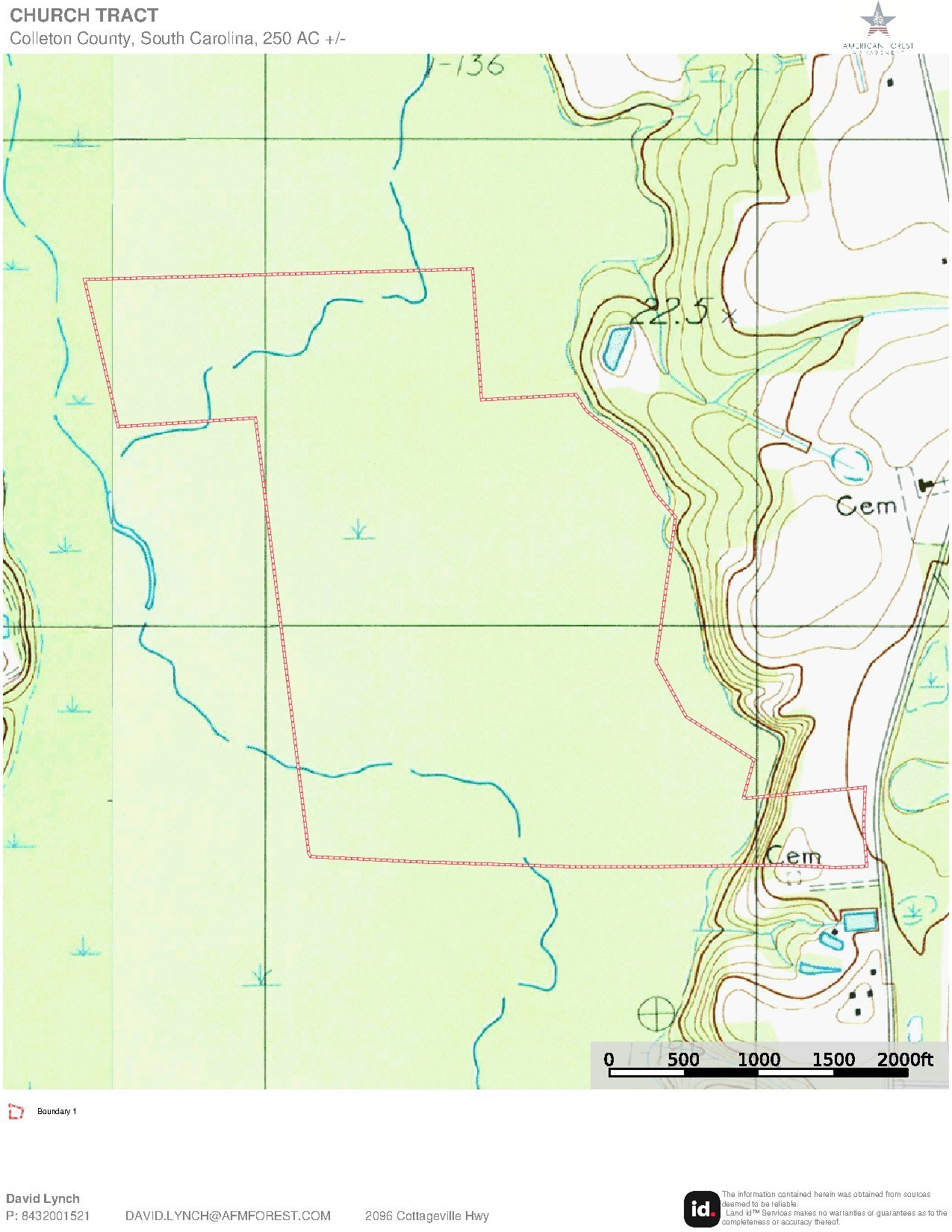 CHURCH TRACT TOPO thumbnail