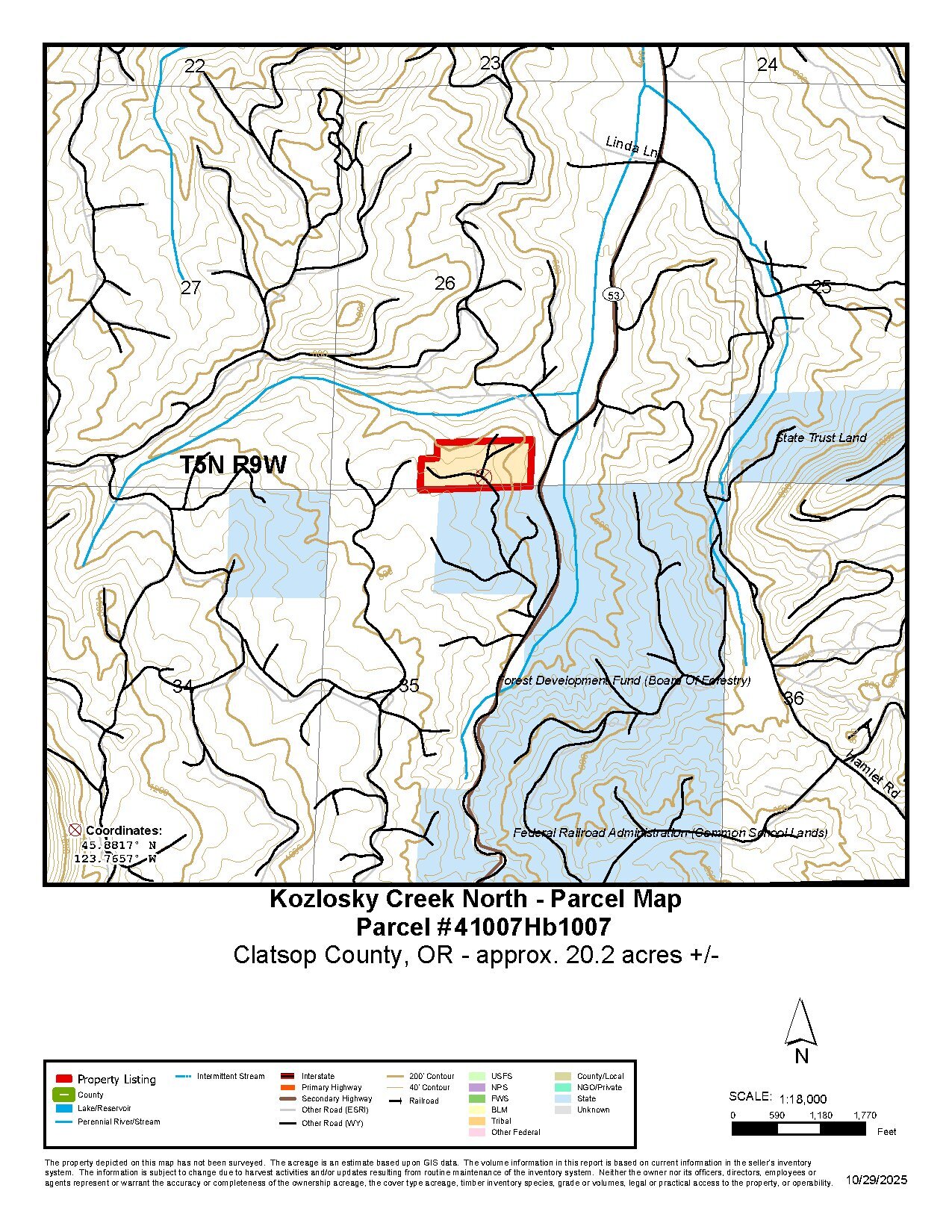 North Kozlosky Parcel Map thumbnail