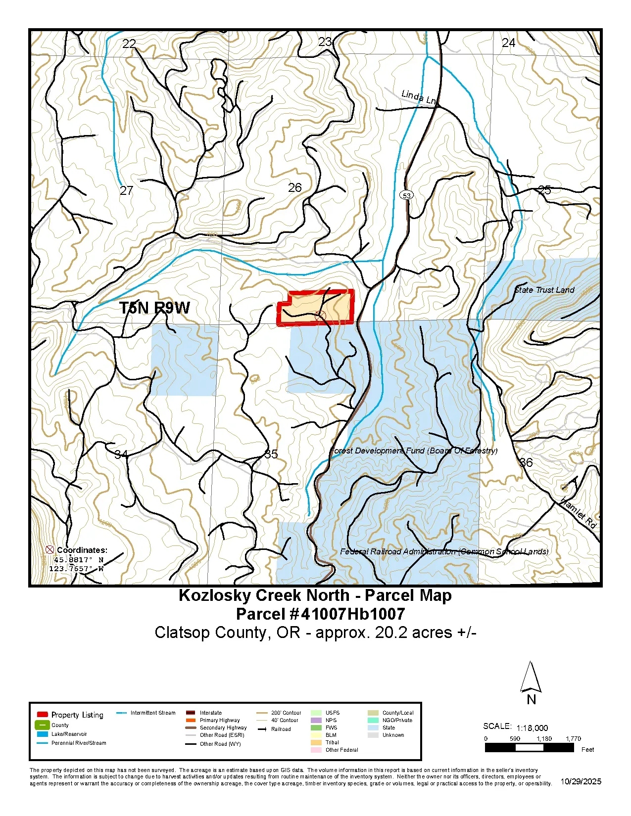 North Kozlosky Parcel Map thumbnail