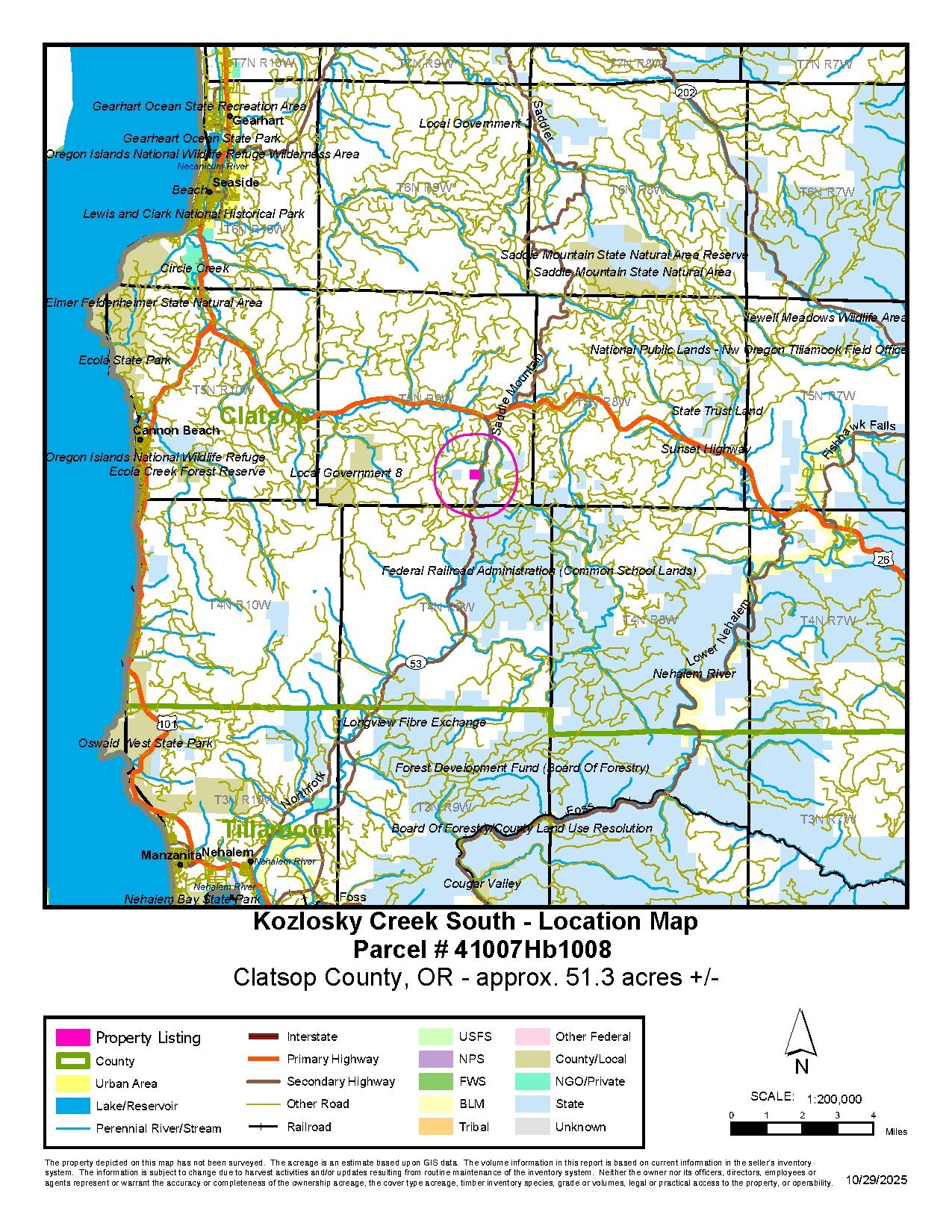 South Kozlosky Location Map thumbnail