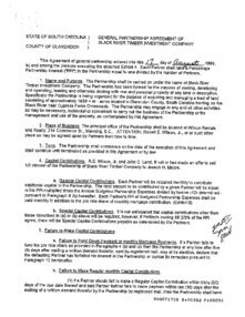 130 Black River Partnership Agreement Thumbnail