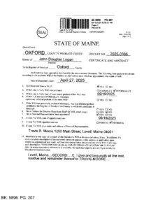 149 Logan to Moore Probate Document Thumbnail