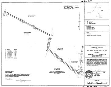 531 Carol Anderson Easement Survey Thumbnail