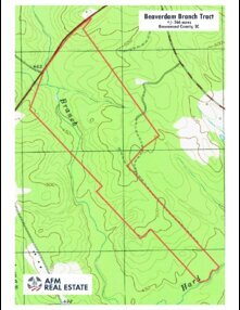 629 Map Beaverdam topo Thumbnail