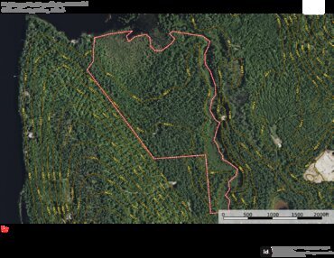 809 Fryeburg Elkins Brook Contour Map Thumbnail