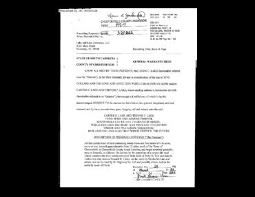818 Linda C Lake Deed Thumbnail