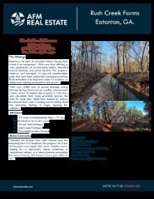 896 Rush Creek Farms Brochure Thumbnail